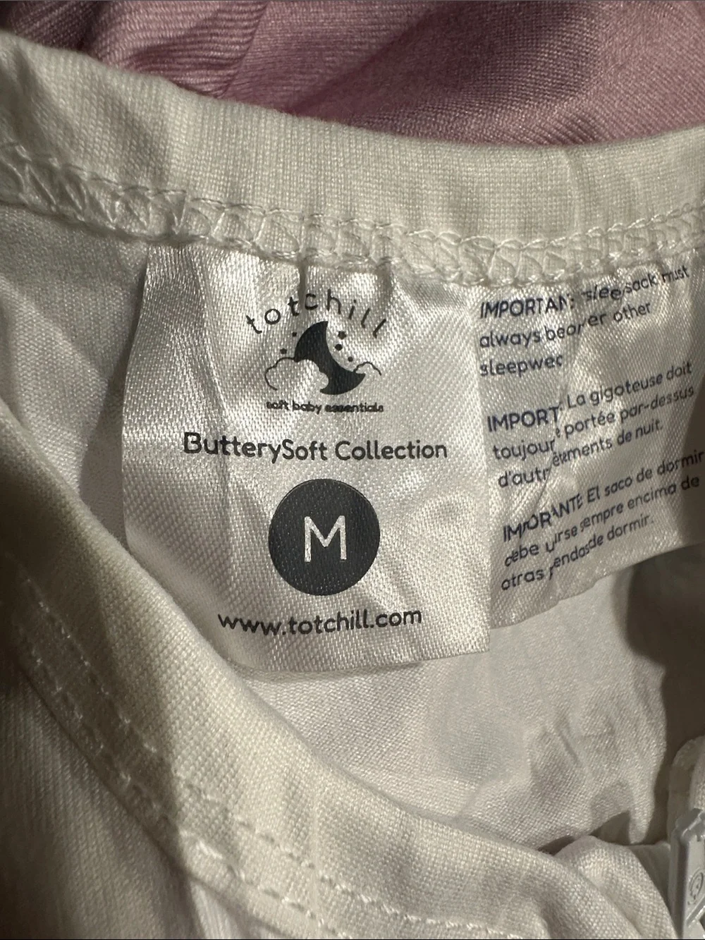 Sleep Sack 0.5 Tog - White with Navy Star Pattern